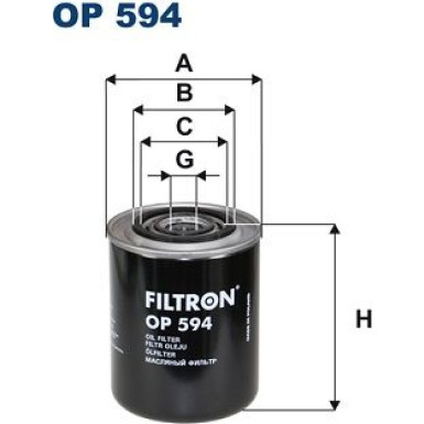 FILTRON Ölfilter | OP 594