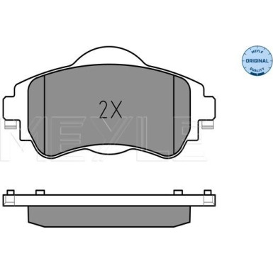 Bremsbelagsatz Citroen C4 09- 1.9Hdi/1.4Vti/Ds4 1.6Hdi | 025 252 2018