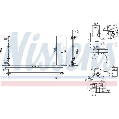 Kondensator PKW FIAT SEICENTO 98 FIRST FIT 94785