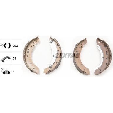 91068800 Bremsbackensatz 91068800 Bremsbackensatz