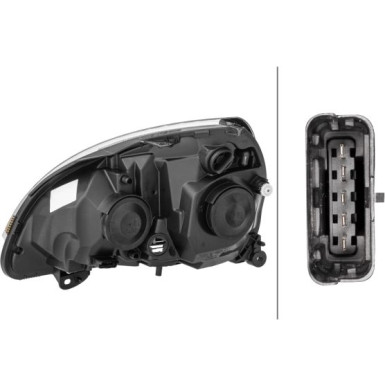 HELLA Hauptscheinwerfer 1DB 008 461-861 HELLA Hauptscheinwerfer 1DB 008 461-861