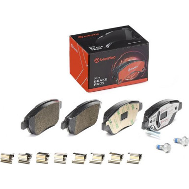 BREMBO Bremsklötze Xtra VA | FIAT OPEL Adam, Corsa 06-14 | P 59 051X BREMBO Bremsklötze Xtra VA | FIAT OPEL Adam, Corsa 06-14 | P 59 051X