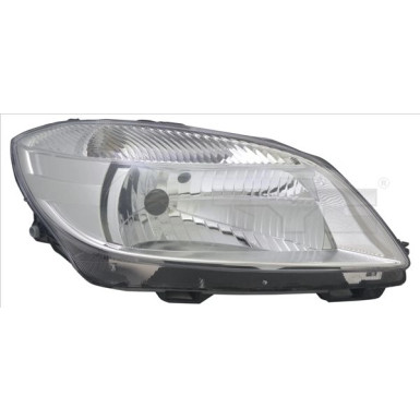 Scheinwerfer R H4 +LWR +MOT | SKODA FABIA II 3,10-7,14/ROOMSTER 3,10-5,15 | 5821,513,2