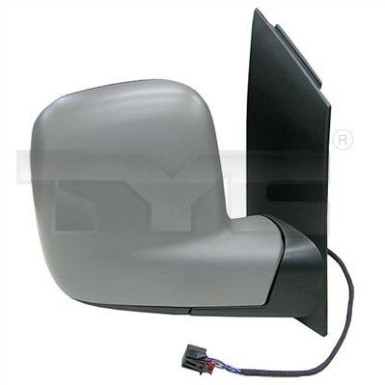 SPIEGEL R EL VERS HZB KONV grundiert | VW CADDY III 3,04-5,15/CADDY KASTEN IV 5,15 | 337-0309