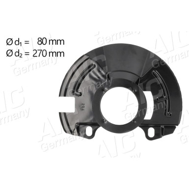 BREMSANKERBLECH V L D:256MM | HYUNDAI GETZ 01-10 | 58264