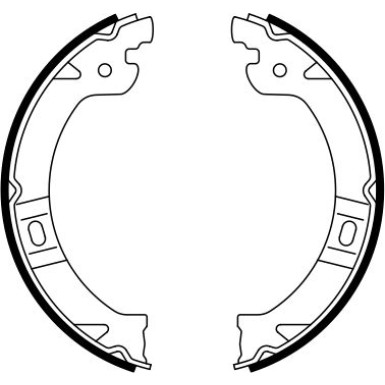 0 986 487 919 Bremsbackensatz, Feststellbremse