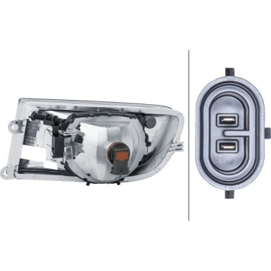 NEBELSCHEINWERFER H8 HELLA | SKODA OCTAVIA CLASSIC 2,04-4,09 | 1N0 354 017-041