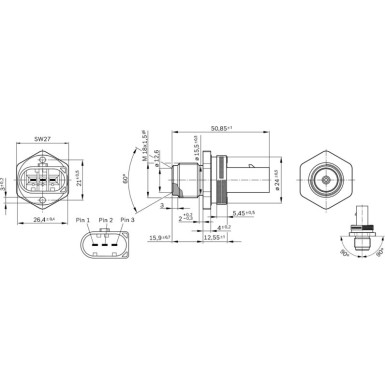 15 616 031 Drucksensor | MERCEDES,BMW 03 | 0 281 002 842