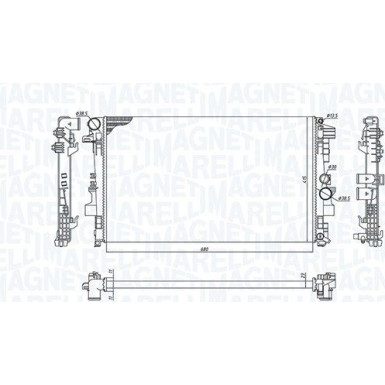 Kühler, Motorkühlung | BM955 Kühler, Motorkühlung | BM955