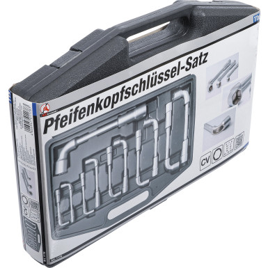 BGS Pfeifenkopfschlüssel-Satz | SW 6 - 22 mm | 11-tlg | 1178