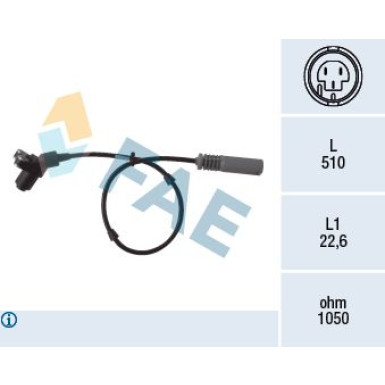 FAE Sensor, Raddrehzahl 78005