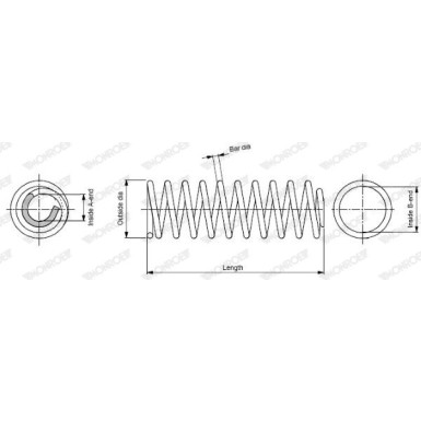 MONROE Fahrwerksfeder | SP3709