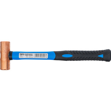 BGS Kupferhammer | Fiberglasstiel | Ø 27 mm | 454 g (1 lb) - Kopf | 890