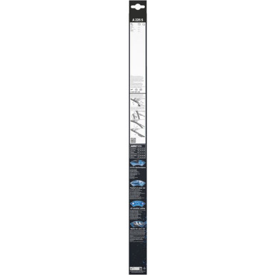 BOSCH | Scheibenwischer Aerotwin A225S | Citroen, Fiat, Peugeot | 3397007225