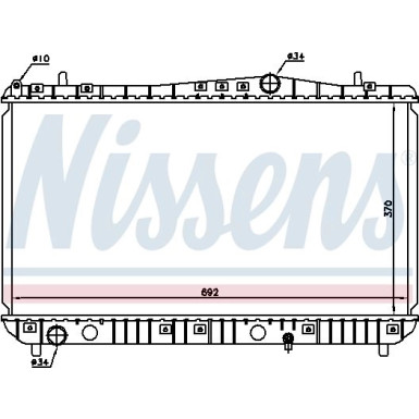 Wasserkühler PKW | DAEWOO REZZO 1,8-2,0 00 | 61664