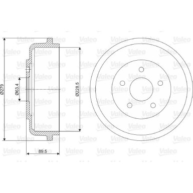 VALEO Bremstrommel VALEO Bremstrommel