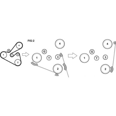 7644 Fluchtungsmessgerät, Riementrieb