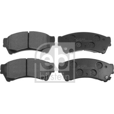 FEBI BILSTEIN Bremsbelagsatz, Scheibenbremse FEBI BILSTEIN Bremsbelagsatz, Scheibenbremse