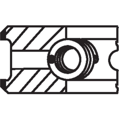 MAHLE Kolbenringsatz MAHLE Kolbenringsatz