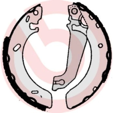 Bremsbackensatz HA FORD Escort 90-02 ESSENTIAL LINE S 24 520