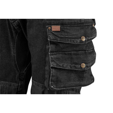 Denim-Arbeitshose, Schwarz, Gr÷sse Xl | 81-236-XL
