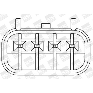 BorgWarner (BERU) Zündspule ZS372