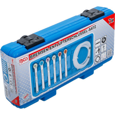 BGS Bremsen-Entlüfterschlüssel-Satz | 7 - 8 - 9 - 10 - 11 - 12 mm | 7-tlg | 66516