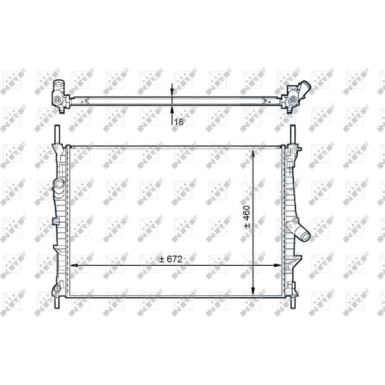 Kühler, Motorkühlung | 58441