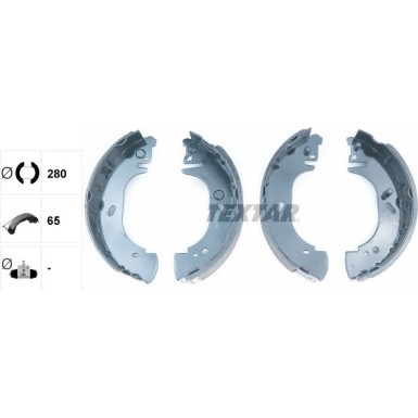 91054500 Bremsbackensatz 91054500 Bremsbackensatz