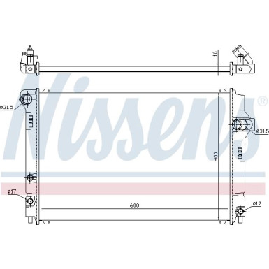 Wasserkühler PKW | Toyota Yaris 1.5 12 | 646873 Wasserkühler PKW | Toyota Yaris 1.5 12 | 646873