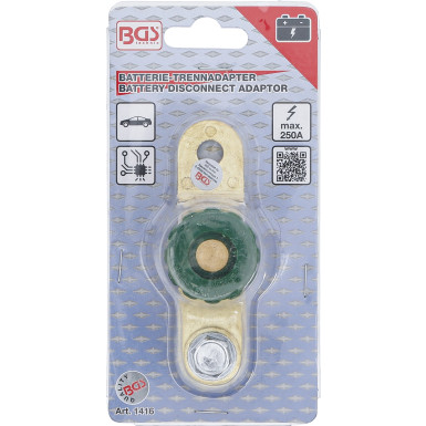 1416 BGS Kfz-Batterie-Trennadapter flach