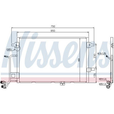Kondensator PKW AUDI A6 2.5TDI 97 FIRST FIT 94430