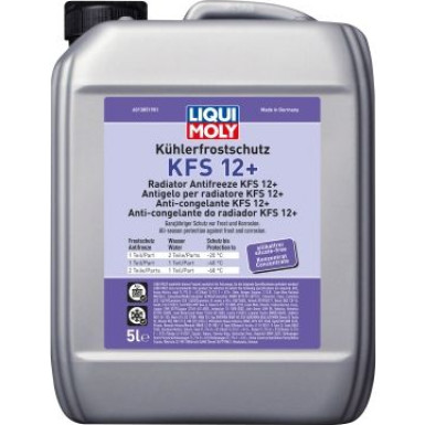 Liqui Moly Kühlerfrostschutz KFS 12+ 5 l | 5 Liter, Kanister Kunststoff Liqui Moly Kühlerfrostschutz KFS 12+ 5 l | 5 Liter, Kanister Kunststoff