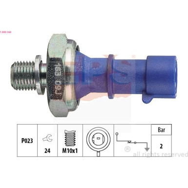 Íldruckschalter Made in Italy - OE Equivalent 1.800.163