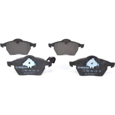 Bremsklötze | AUDI,SEAT,SKODA,VW | 0 986 494 018
