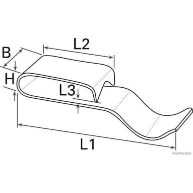 Herth + Buss Elparts Schnalle 50266234