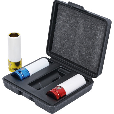 BGS Kraft-Schoneinsatz-Satz Antrieb Innenvierkant 12,5 mm (1/2 ) SW 17 - 19 - 21 mm 3-tlg BGS Do it yourself 7310