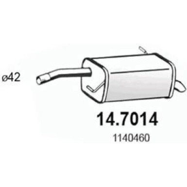 14.7014 Endschalldämpfer