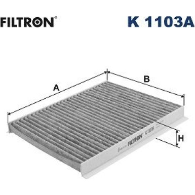 FILTRON Filter, Innenraumluft | K 1103A
