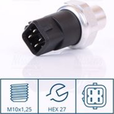 NISSENS Druckschalter, Klimaanlage NISSENS Druckschalter, Klimaanlage