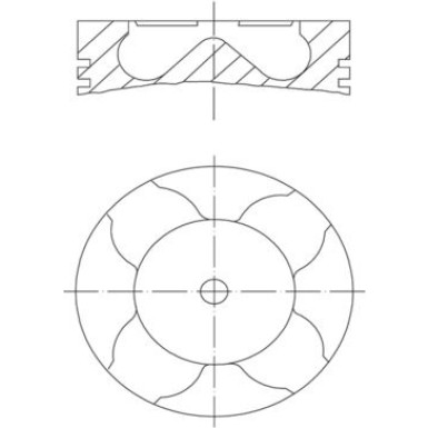 MAHLE ORIGINAL Kolben | 0334200