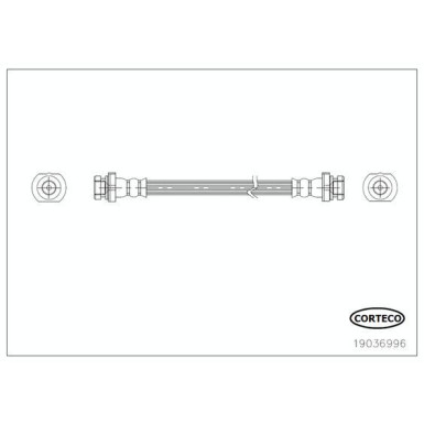 CORTECO Bremsschlauch 19036996