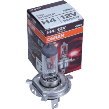 H4 Osram | 12V 60/55W P43t | SUPER +30% | 64193SUP