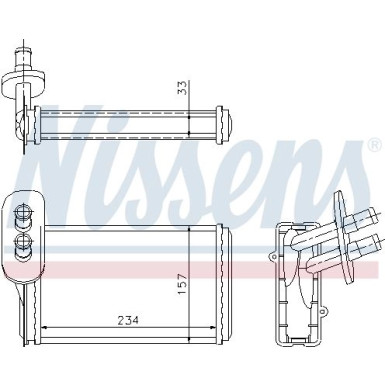 Heizkühler PKW | VW GOLF II LHD 83 | 73962