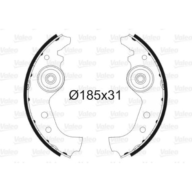 562761 Bremsbackensatz