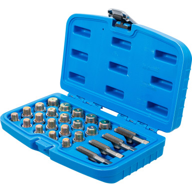 BGS Reparatursatz für Öl-Ablass-Gewinde | 64-tlg | 126