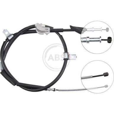 A.B.S. Handbremsseil Seilzug Festellbremse | K15378
