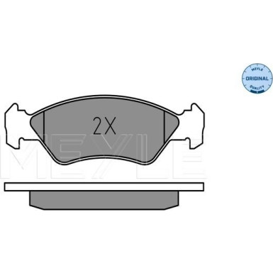 Bremsbelagsatz Ford P. Fiesta 89 | 252120217
