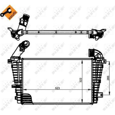 Ladeluftkühler EASY FIT 30302
