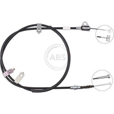 A.B.S. Handbremsseil Seilzug Festellbremse | K10049